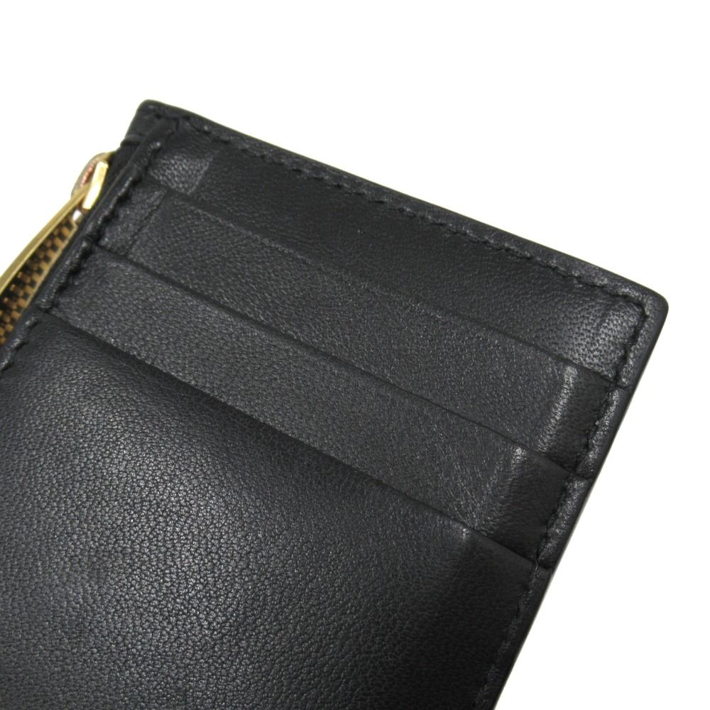 Bottega Veneta Cassette Zipper Card Case Maxi Intrecciato Black — view 3