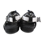 Dior Atlas Oak Belt Sandals Shoes Canvas Suede Black — view 5