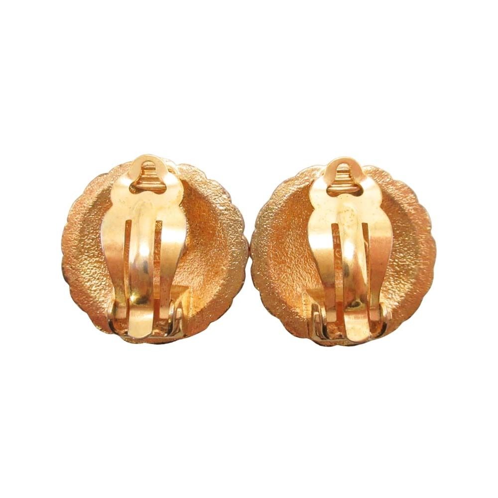 Chanel Vintage CC Logo Earrings Round — view 2