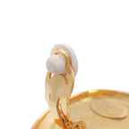 Chanel Vintage Circle Pearl Cambon Earrings Round — view 6