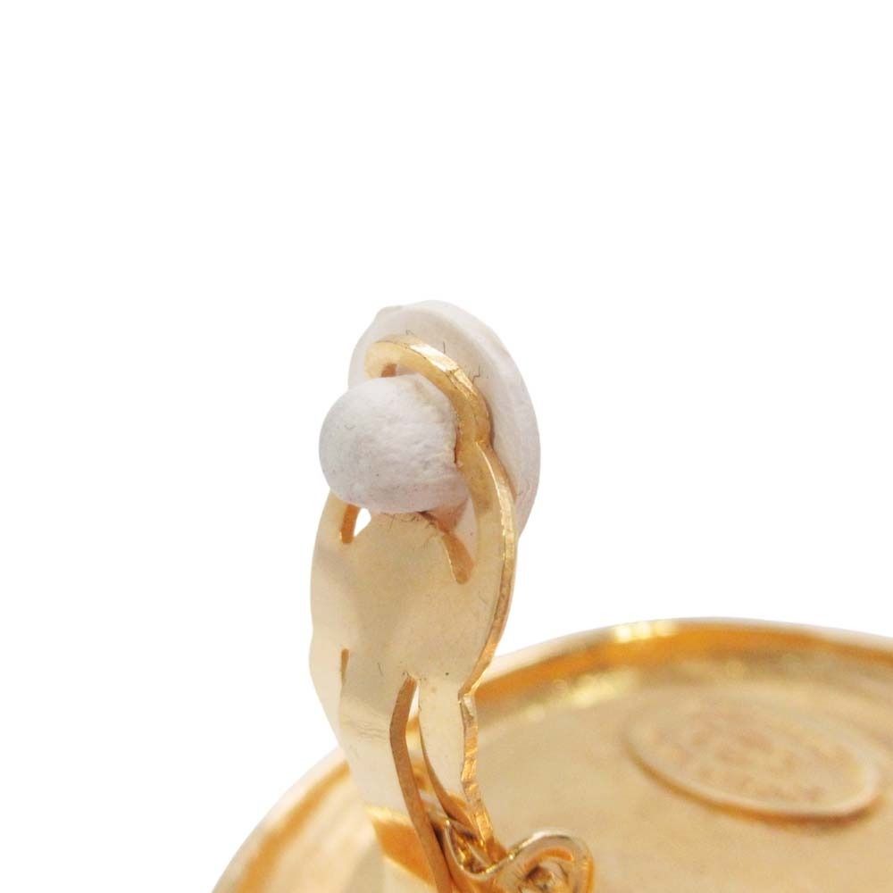 Chanel Vintage Circle Pearl Cambon Earrings Round — view 6