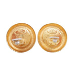 Chanel Vintage Circle Pearl Cambon Earrings Round — view 3