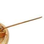 Chanel Vintage CC Logo Circle Brooch Round — view 5