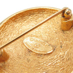 Chanel Vintage CC Logo Circle Brooch Round — view 6