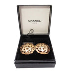 Chanel Vintage CC Logo Earrings Round — view 5