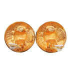Chanel Vintage Round Earrings — view 2