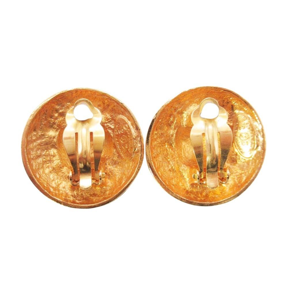 Chanel Vintage Round Earrings — view 3