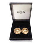 Chanel Vintage Round Earrings — view 4
