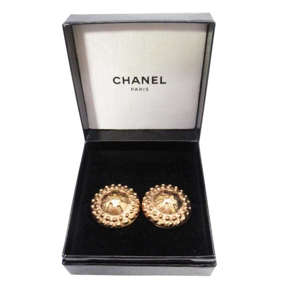 Chanel Vintage Round Earrings — view 4