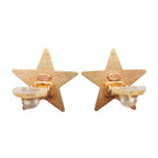 Chanel Vintage CC Logo Star Earrings — view 2