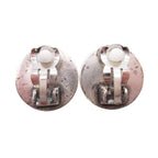 Chanel Vintage Circle CC Logo Earrings Round — view 2