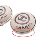 Chanel Vintage Circle CC Logo Earrings Round — view 5