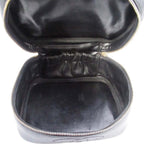 Chanel Vintage Caviar Leather Vanity CC Logo Stitch Side Pouch — view 7