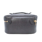 Chanel Vintage Caviar Leather Vanity CC Logo Stitch Side Pouch — view 3