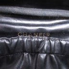 Chanel Vintage Caviar Leather Vanity CC Logo Stitch Side Pouch — view 9