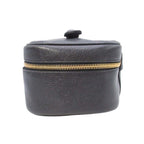 Chanel Vintage Caviar Leather Vanity CC Logo Stitch Side Pouch — view 2