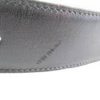 Dior Dlogo Buckle Leather Belt Black Silver — view 4