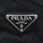 Prada Re-Nylon Bucket Hat Triangle Logo Nylon S Black — view 4