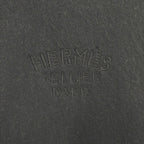 Hermes Double Face Cashmere Reversible Large Shawl Scarf Black Beige — view 5