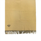 Hermes Double Face Cashmere Reversible Large Shawl Scarf Black Beige — view 3