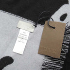 Dior Travis Scott Cactus Jack Wool Logo Scarf Black — view 8