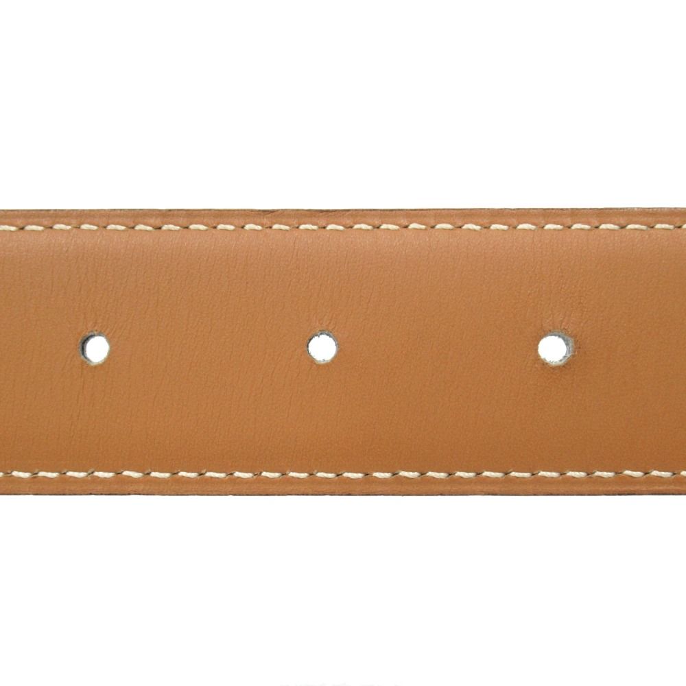 Hermes Buckle Reversible Belt Box Calfskin Leather 70 cm Black Beige — view 5