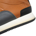 Hermes Sneakers Quick Leather Shoes Low Cut Logo 34 Brown — view 5