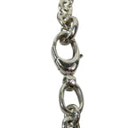 Gucci Polished Interlocking Logo Chain Necklace GG Pendant Silver — view 5