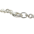 Gucci Polished Interlocking Logo Chain Necklace GG Pendant Silver — view 6
