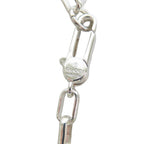 Gucci Polished Interlocking Logo GG Necklace Chain Star Ring Silver — view 4