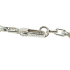 Gucci Polished Interlocking Logo GG Necklace Chain Star Ring Silver — view 5