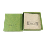 Gucci Polished Arabesque Double Key Motif Ring GG Star Silver — view 7