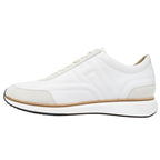 Hermes Easy Leather Sneakers Shoes Low Cut Logo 42.5 White — view 2