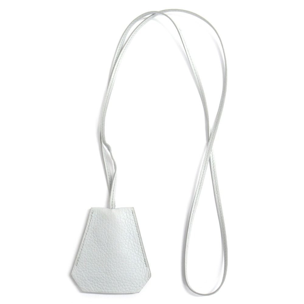 Hermes Martin Margiela Era Clochette Necklace Key Case Vintage Gray — view 3