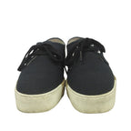 Hermes Rosa Espadrilles Sneakers Shoes Low Cut Canvas Leather Patch — view 4