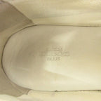 Hermes Rosa Espadrilles Sneakers Shoes Low Cut Canvas Leather Patch — view 8