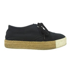 Hermes Rosa Espadrilles Sneakers Shoes Low Cut Canvas Leather Patch — view 2