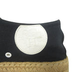 Hermes Rosa Espadrilles Sneakers Shoes Low Cut Canvas Leather Patch — view 6