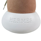 Hermes Duel Low Cut Sneakers Suede Leather Lace Up Shoes Gray Pink — view 7