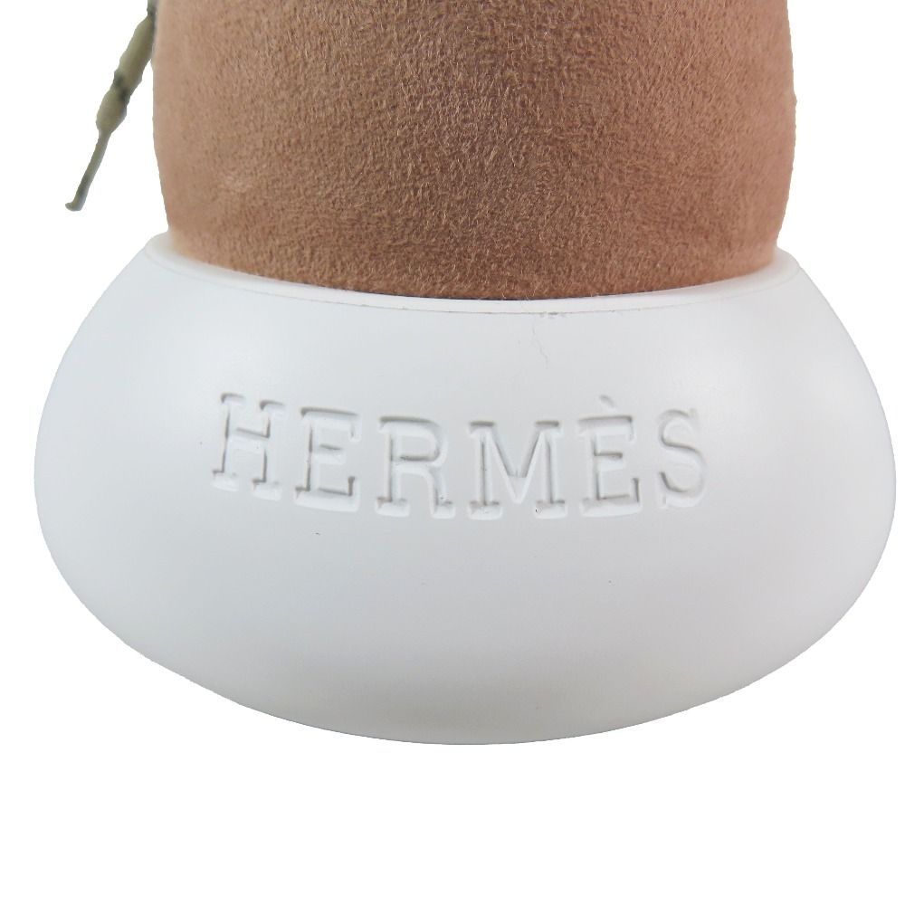 Hermes Duel Low Cut Sneakers Suede Leather Lace Up Shoes Gray Pink — view 7