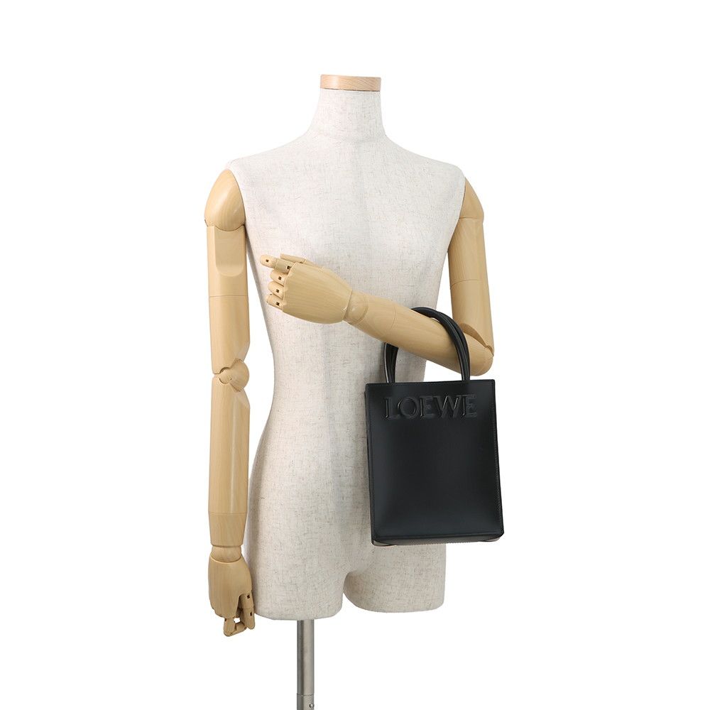 Loewe Handbag A5 Tote Calf Leather 2-Way Black — view 4