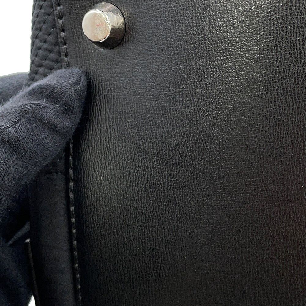 Dior Homme Belt Bag Block Check Nylon Black — view 8