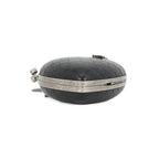 Saint Laurent Paris Chain Shoulder Bag Love Box Croco Embossed Leather Black — view 3