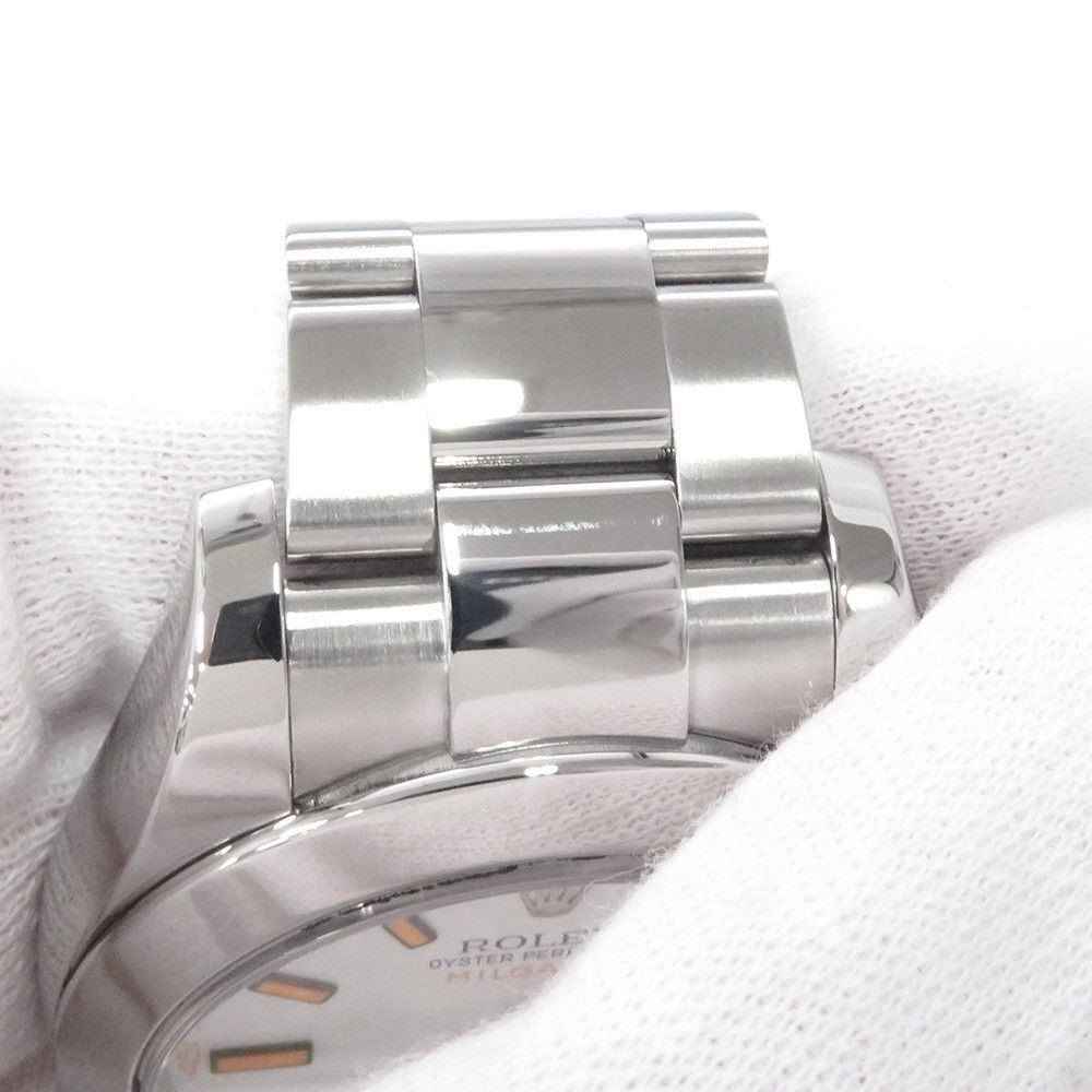 Rolex Milgauss Roulette Watch White Dial — view 5