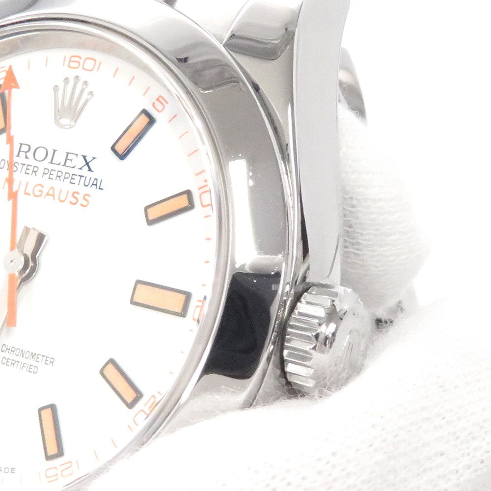 Rolex Milgauss Roulette Watch White Dial — view 4