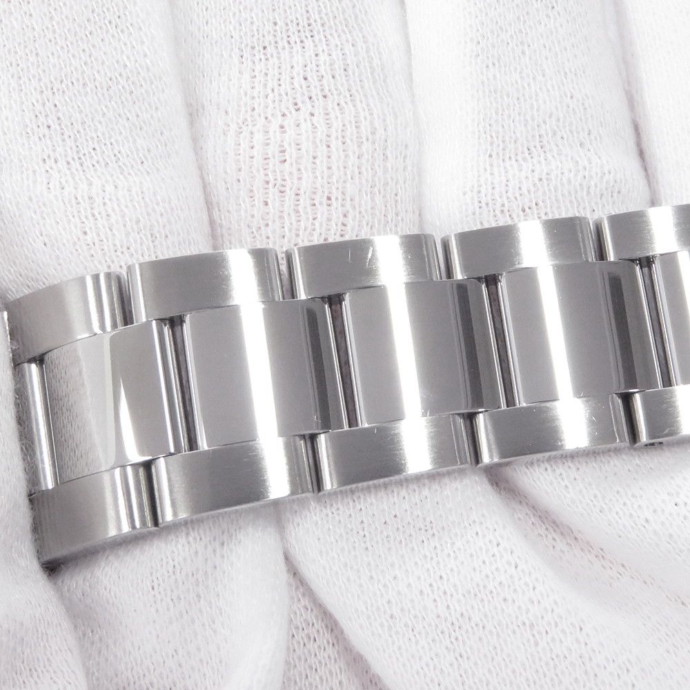 Rolex Oyster Perpetual Date Number SS 18k White Gold Combination Watch Black — view 7