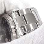 Rolex Oyster Perpetual Date Number SS 18k White Gold Combination Watch Black — view 6