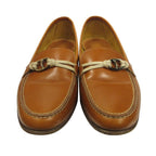 Hermes Chaine D'ancre Loafers Leather Shoes 36.5 Brown — view 4