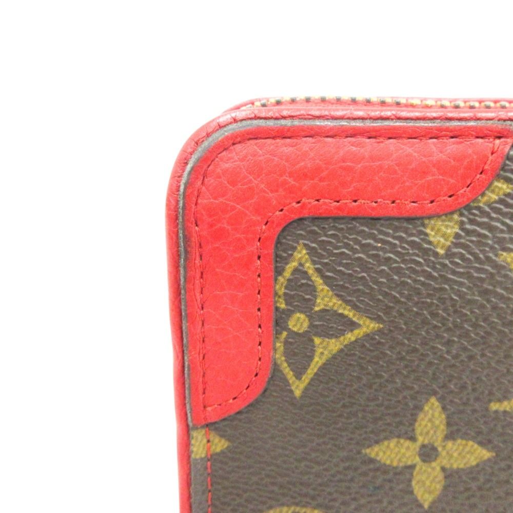 Louis Vuitton Monogram Zippy Wallet Retilo Zip Around Brown — view 7