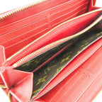 Louis Vuitton Monogram Zippy Wallet Retilo Zip Around Brown — view 8